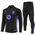 FC Barcelona Training Sweatshirts Viertelreißverschluss 2025-26 Schwarze